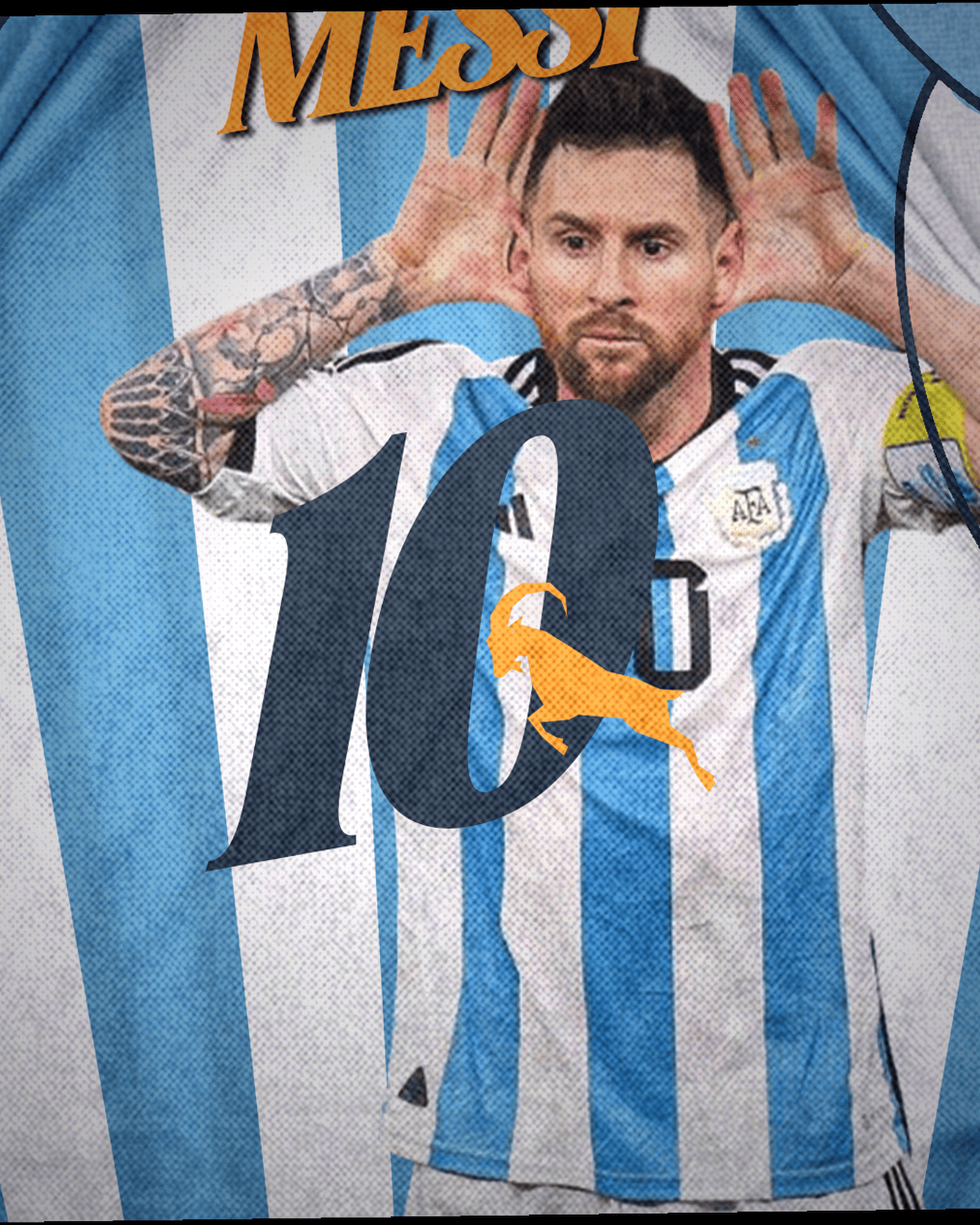 Messi " THE GOAT " Limited Edition