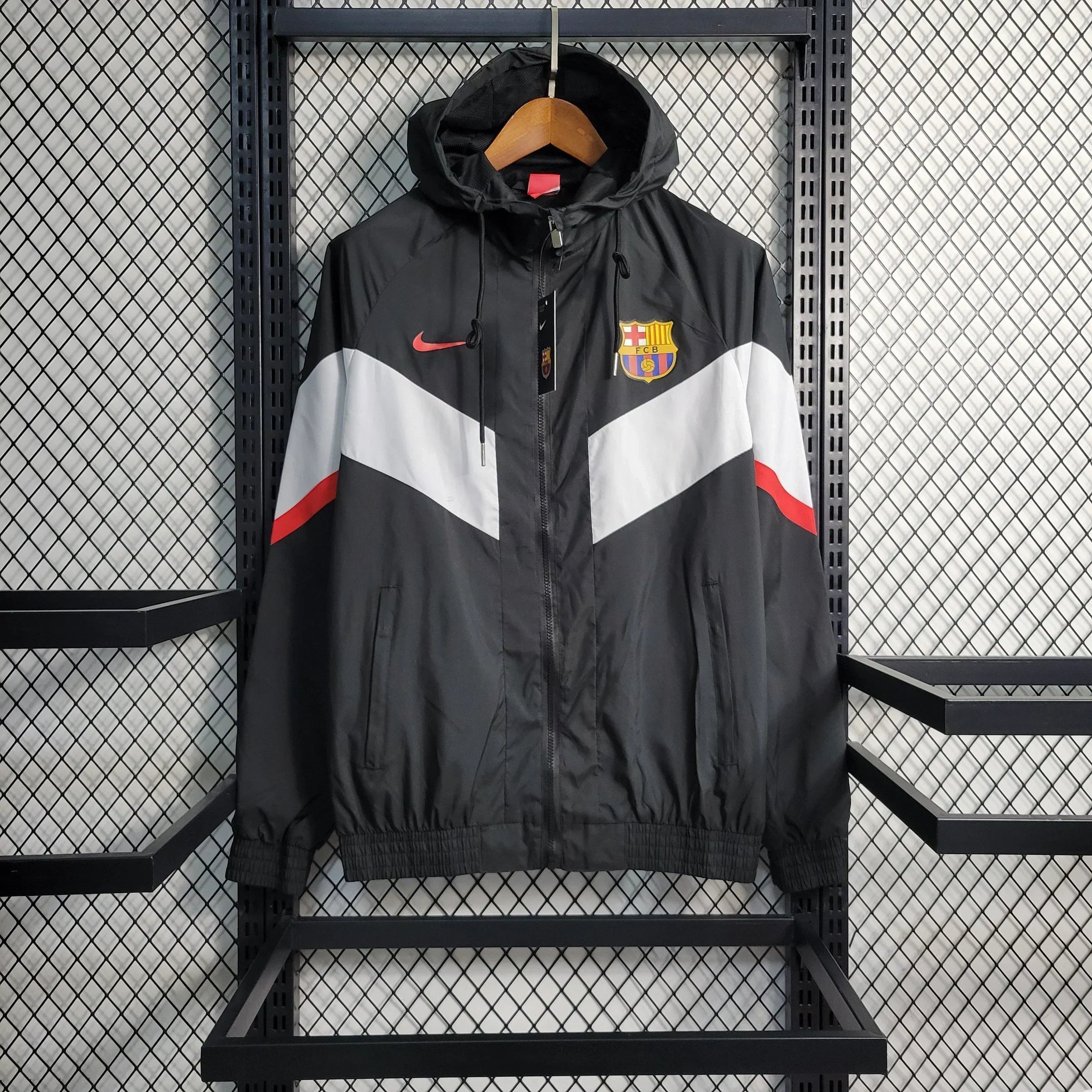 Veste Coupe-Vent Barcelona 23/24 - Noire