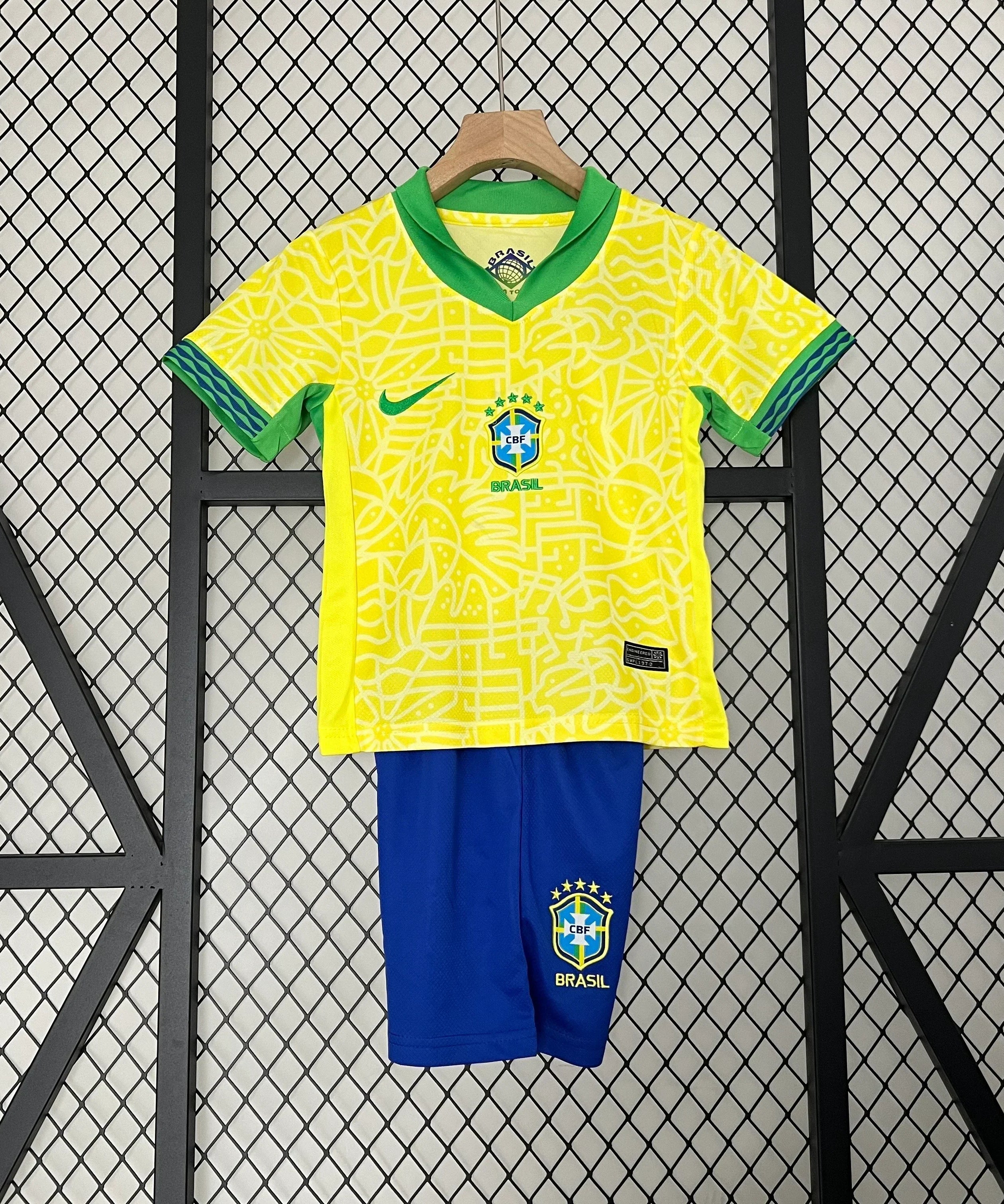 Maillot domicile Brésil 2024 Enfants