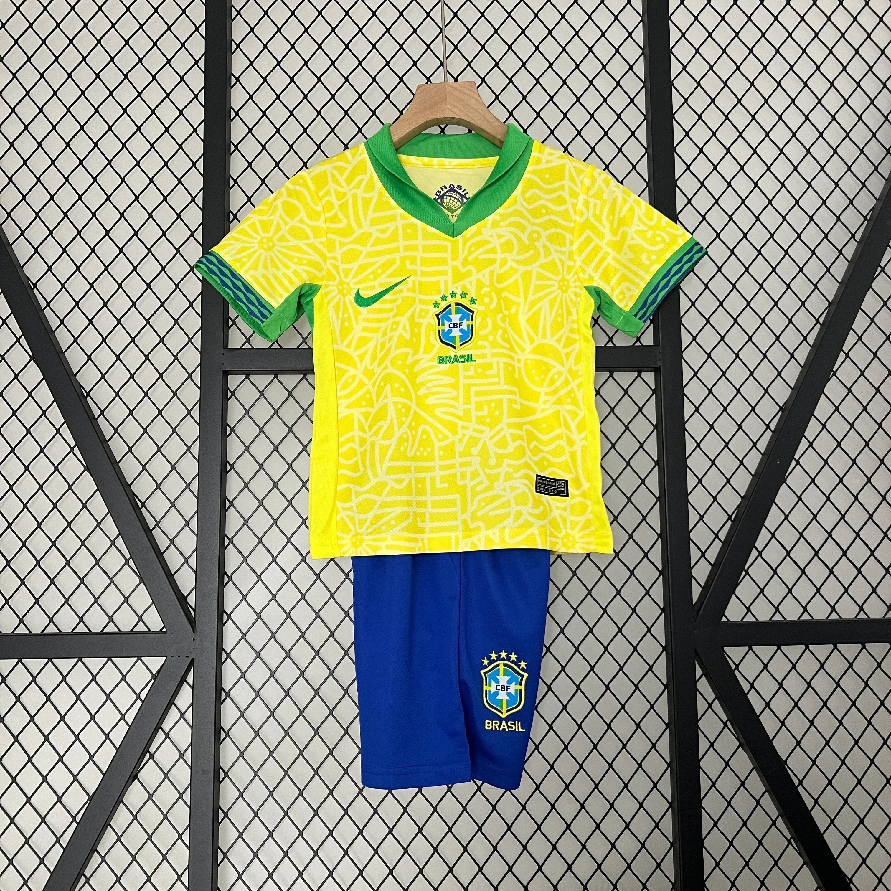 Maillot domicile Brésil 2024 Enfants