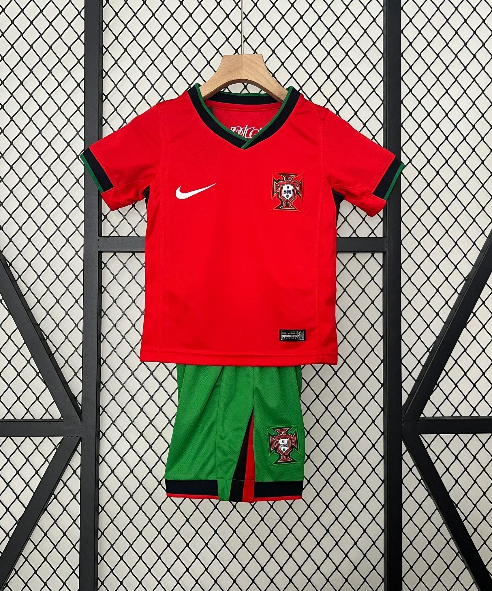 Portugal 2024 Home Jersey Kids