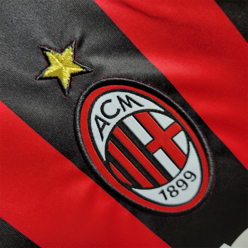 Ac Milan 06/07 Jersey | Long Sleeve Jersey Home Retro | Malgane