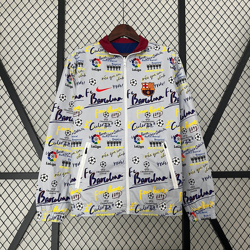 Fc Barcelona 24-25  Windbreaker Reversible