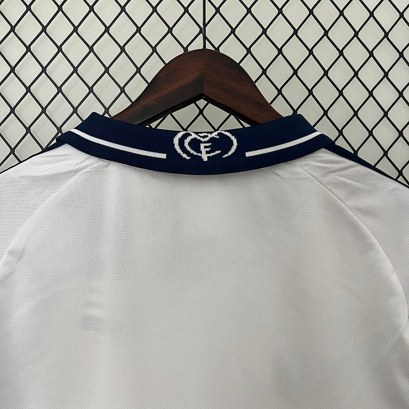 Maillot rétro domicile manches longues Real Madrid 00-01