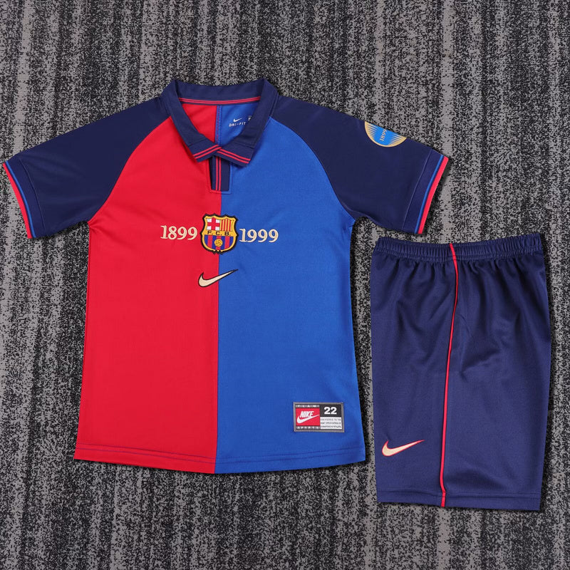 Maillot domicile enfants Barcelona 99-00 Rétro