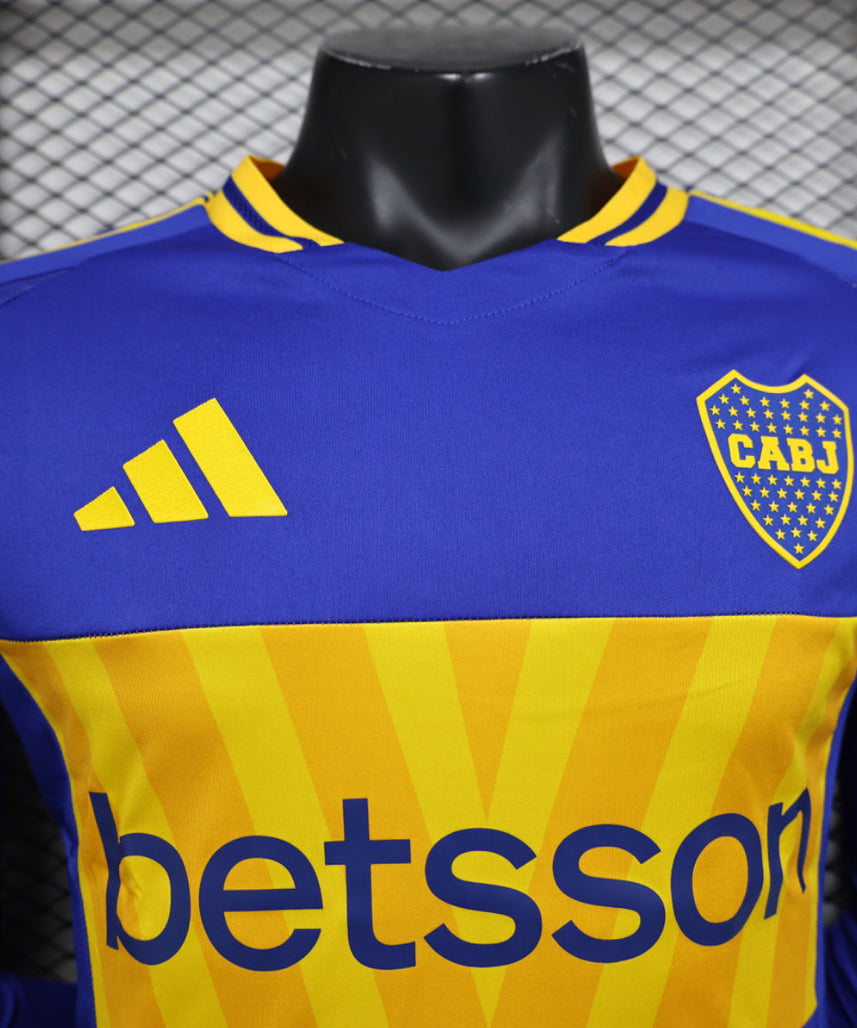 Boca Juniors 2024-2025 Home Kit Long Sleeve