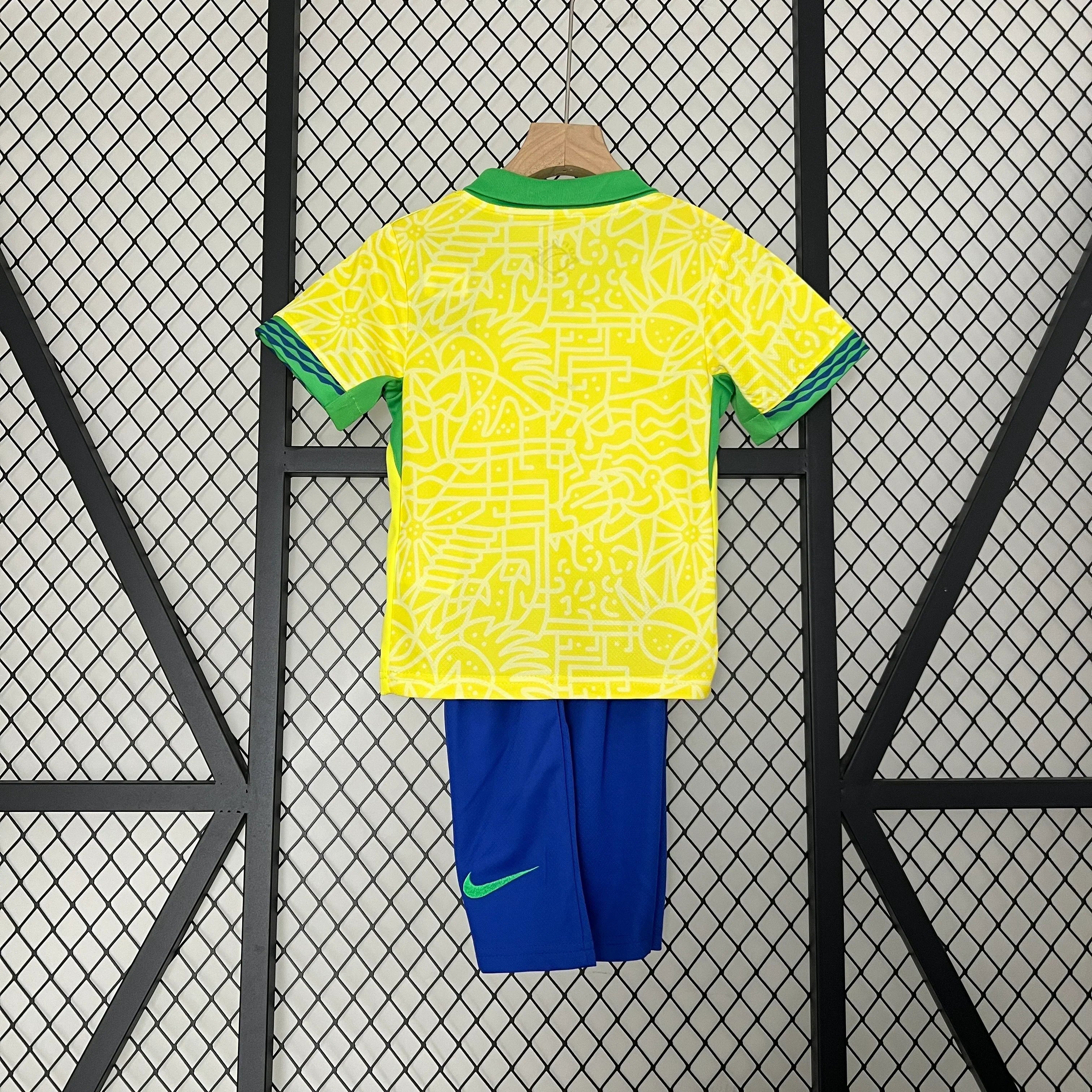 Maillot domicile Brésil 2024 Enfants