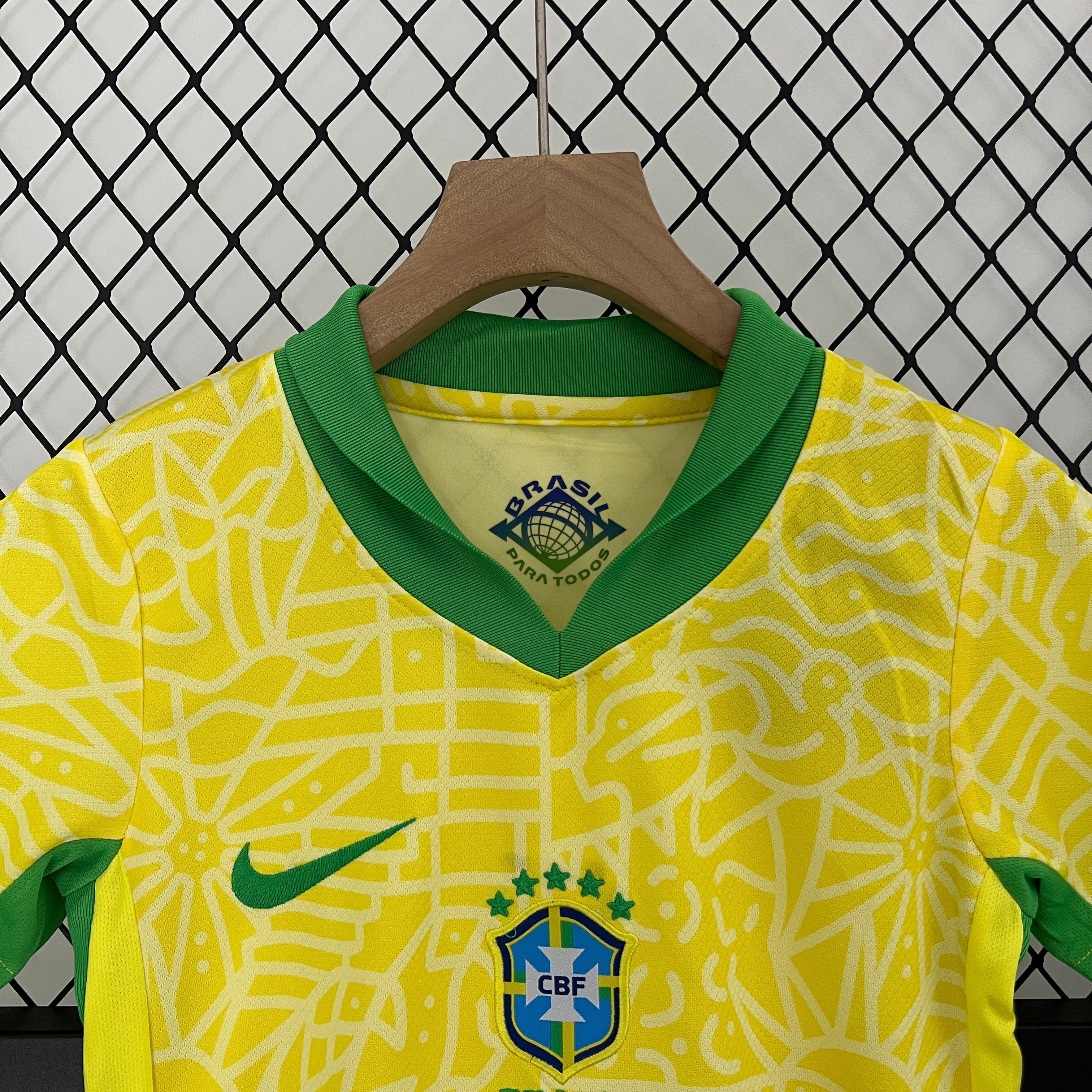 Maillot domicile Brésil 2024 Enfants