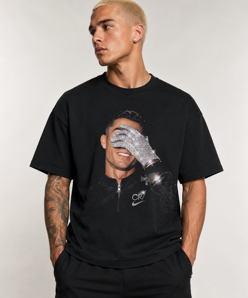 CR7 Diamond Glove Oversized Tee