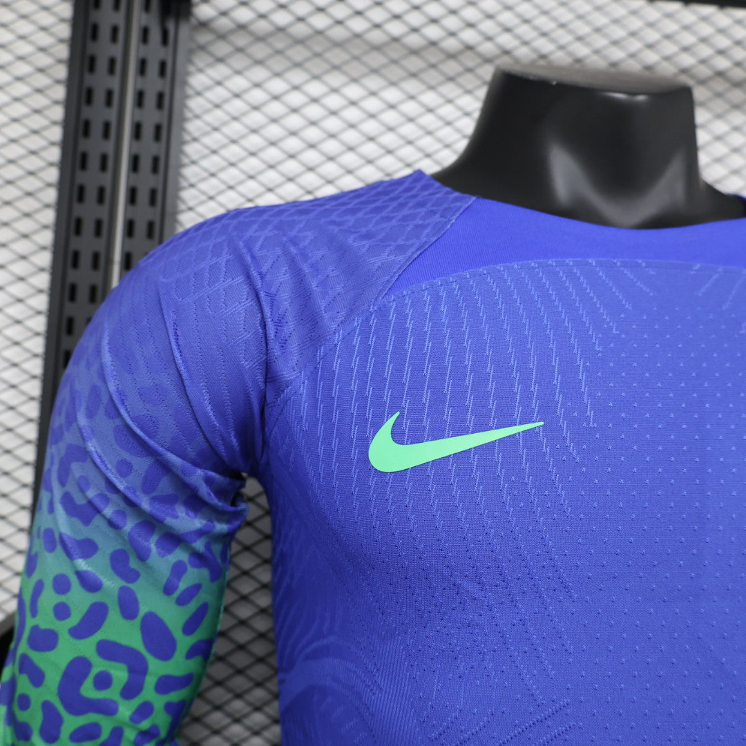 Brésil 2023-2024 Maillot Extérieur Manches Longues
