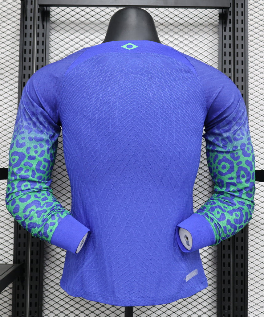 Brésil 2023-2024 Maillot Extérieur Manches Longues