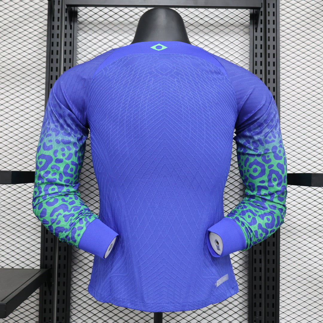 Brésil 2023-2024 Maillot Extérieur Manches Longues