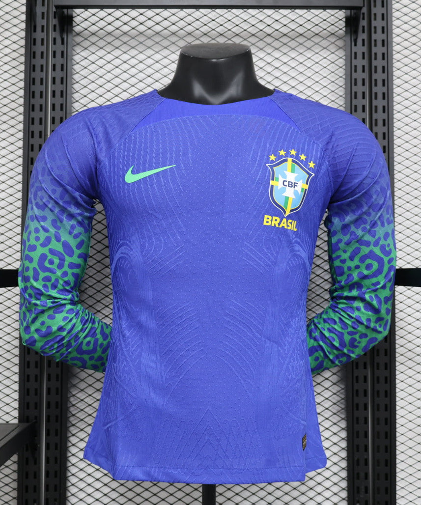 Brésil 2023-2024 Maillot Extérieur Manches Longues