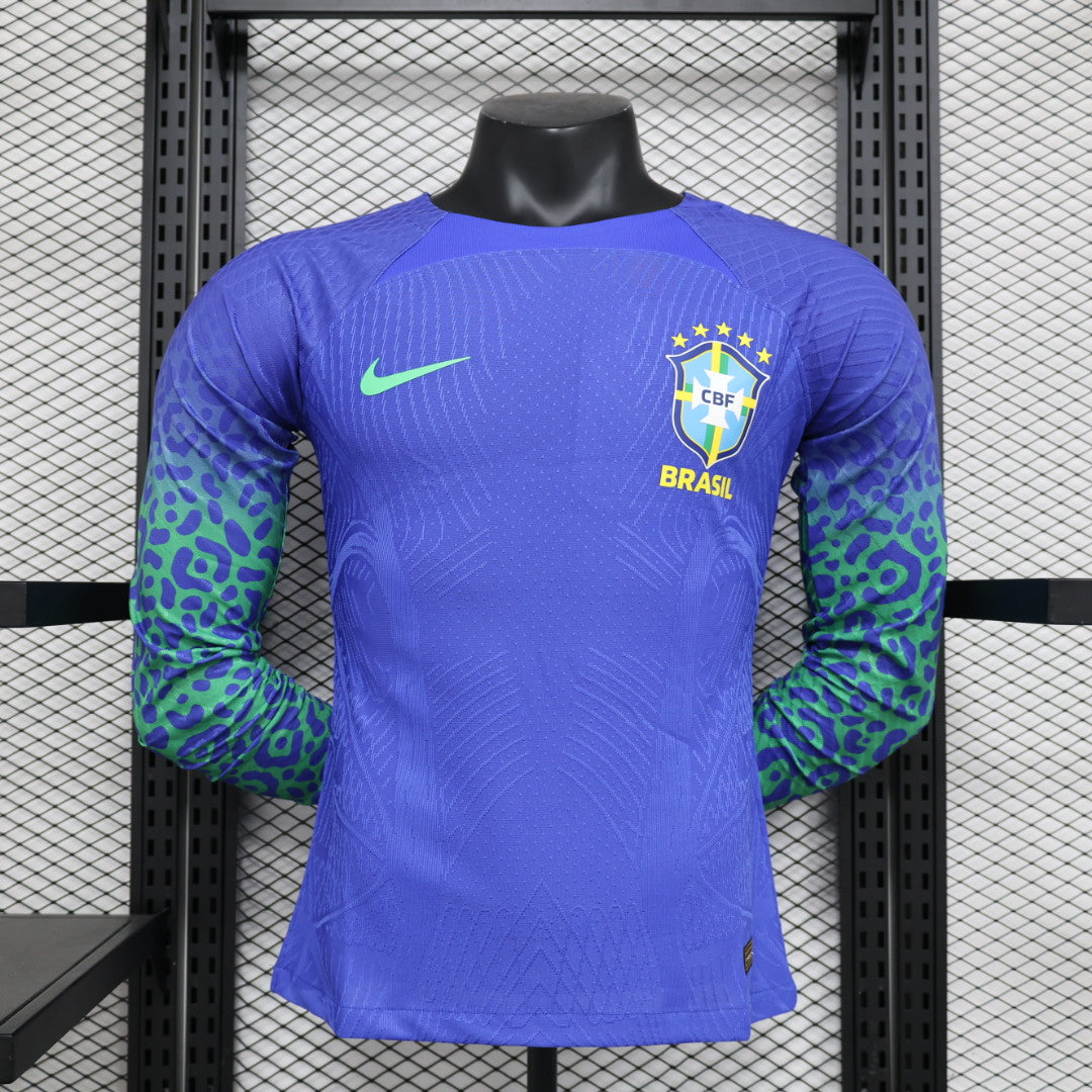 Brésil 2023-2024 Maillot Extérieur Manches Longues