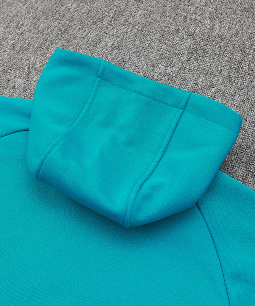 PSG Light Blue and Black Tracksuit