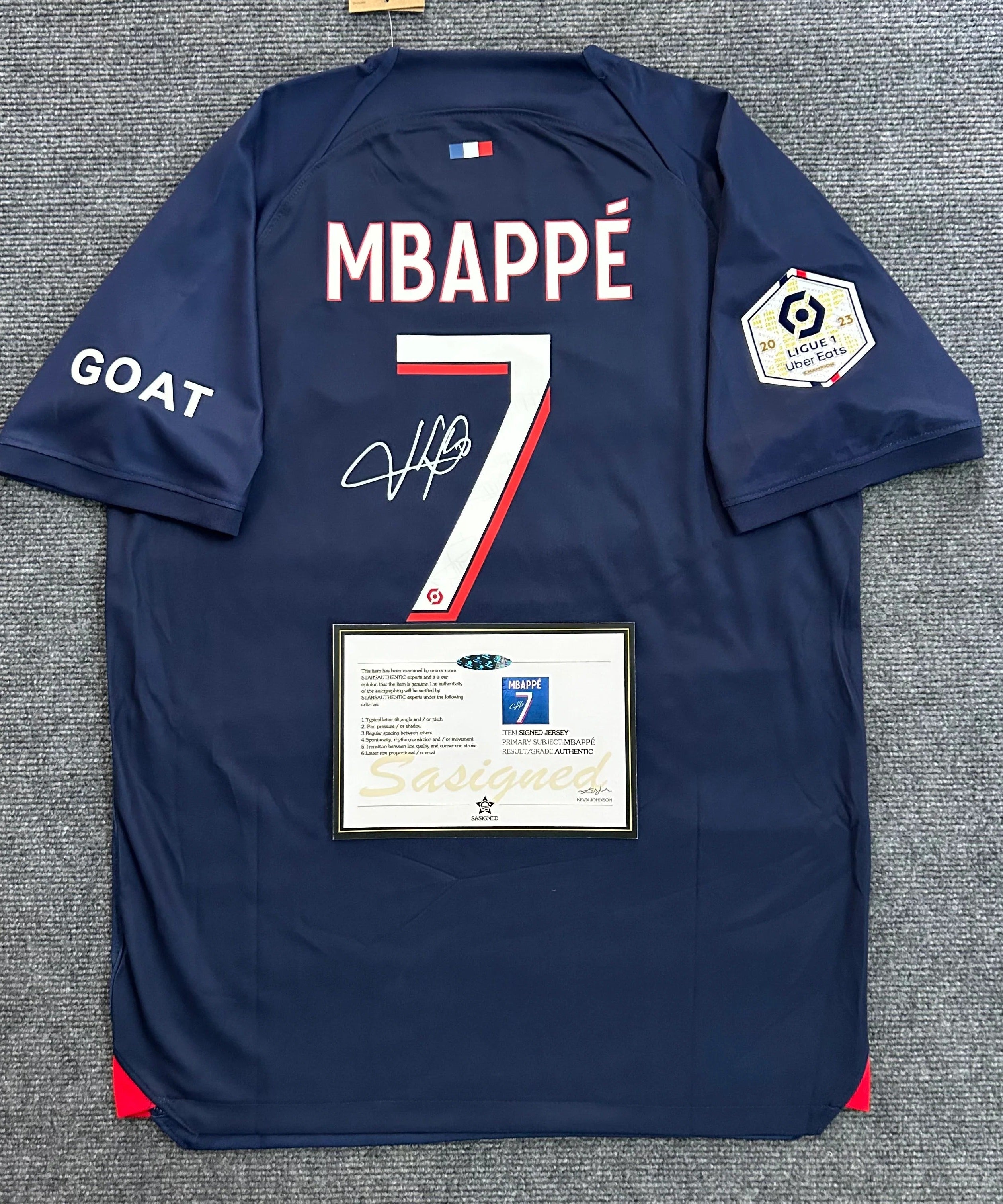 Maillot Signé PSG « Mbappé »