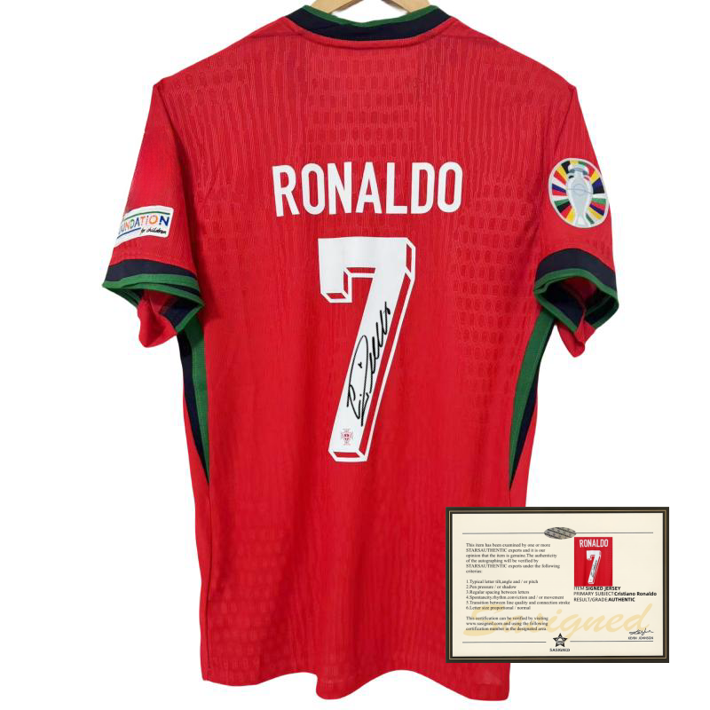 Cristiano Ronaldo 24 Portugal Maillot Signé