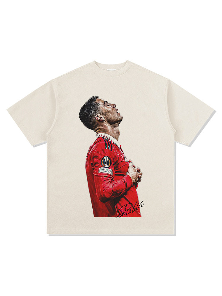 CR7 "Eyes to Heaven" gewaschenes T-Shirt