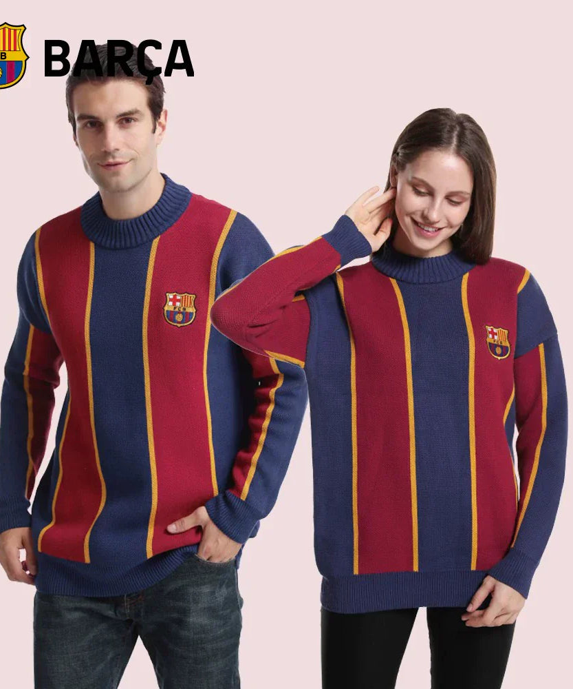 FC Barcelone Pull Tricoté