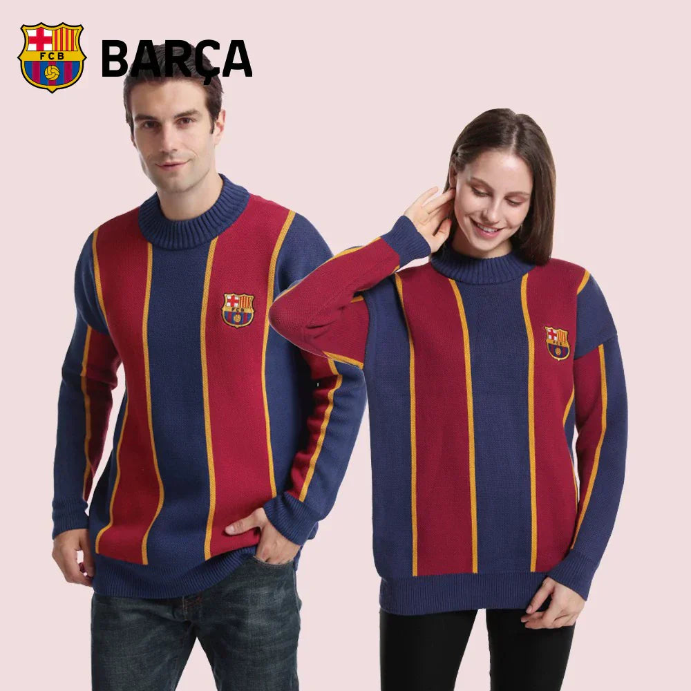 FC Barcelone Pull Tricoté