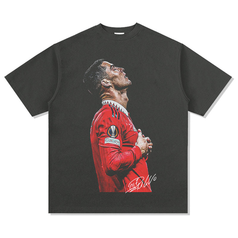 CR7 "Eyes to Heaven" gewaschenes T-Shirt