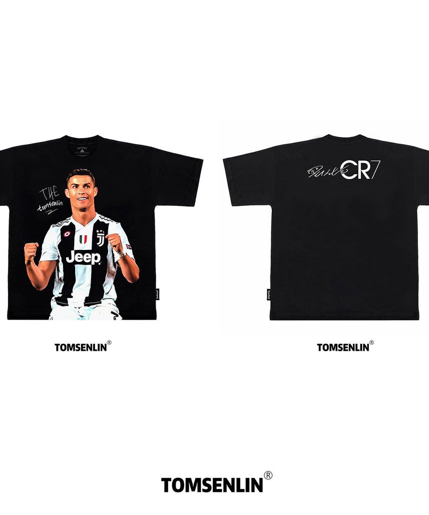 CR7 "Bianconero" Oversized Tee