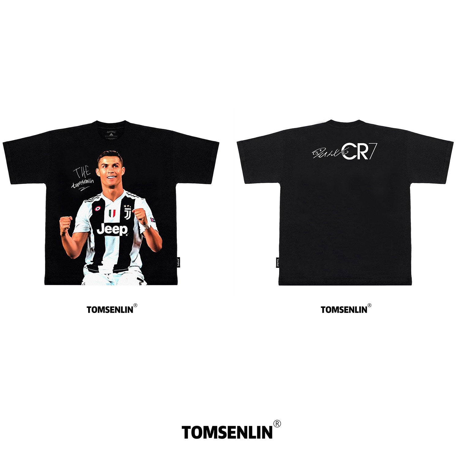 CR7 "Bianconero" Oversized Tee