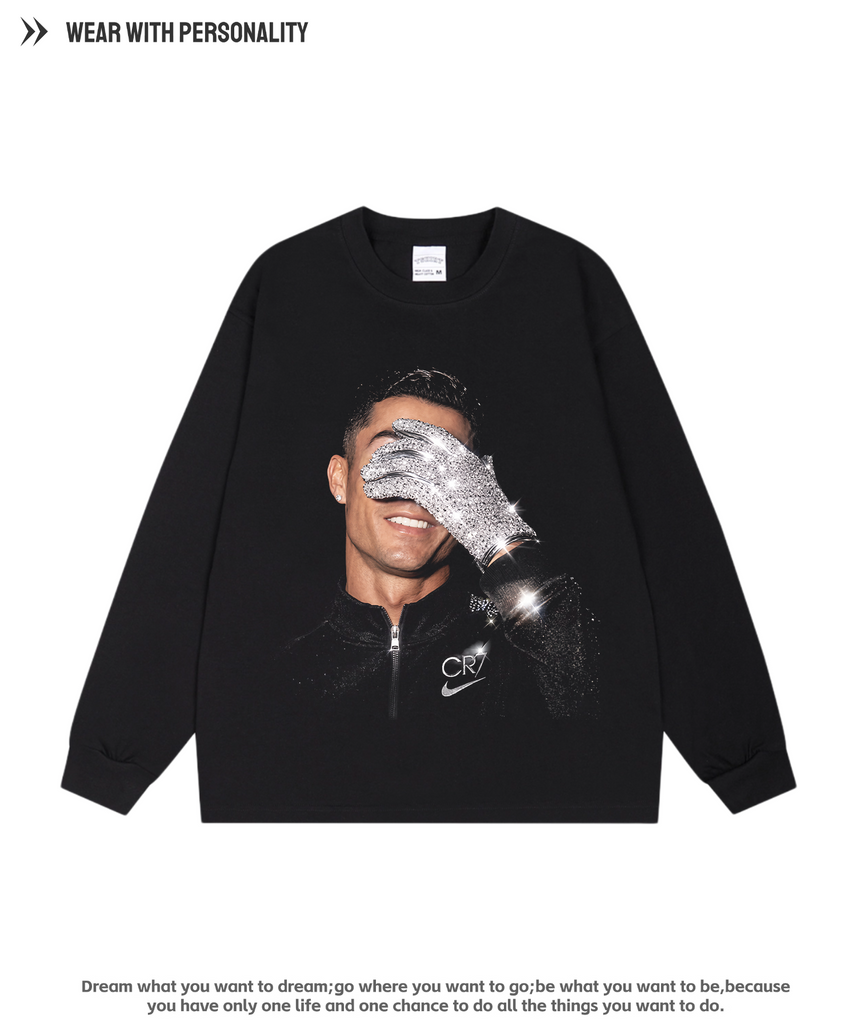 CR7 Diamond Glove Oversized Tee