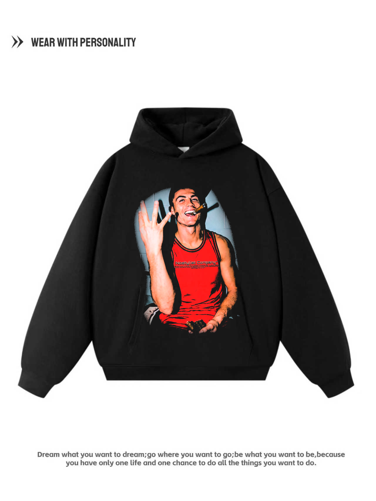 CR7 "Off Duty" Oversized Tee