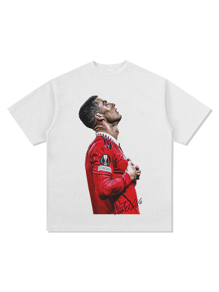 CR7 "Eyes to Heaven" gewaschenes T-Shirt