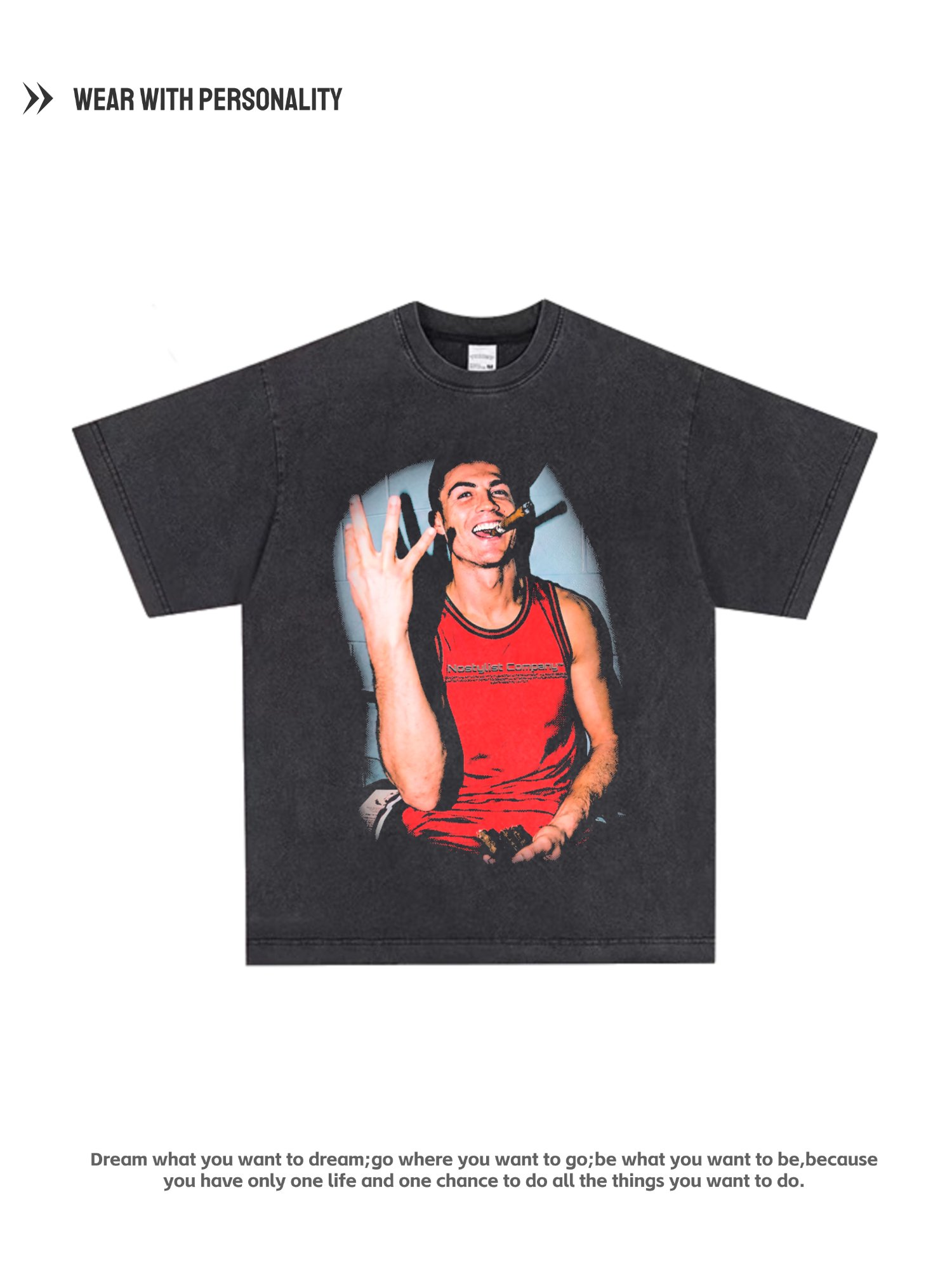 CR7 "Off Duty" Oversized Tee