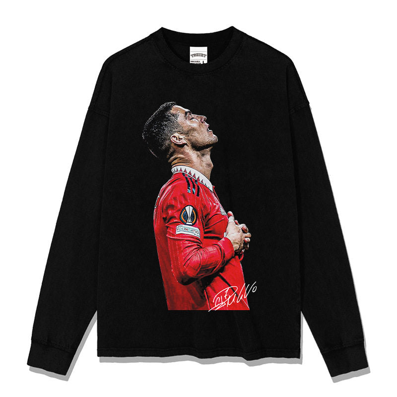 CR7 "Eyes to Heaven" gewaschenes T-Shirt