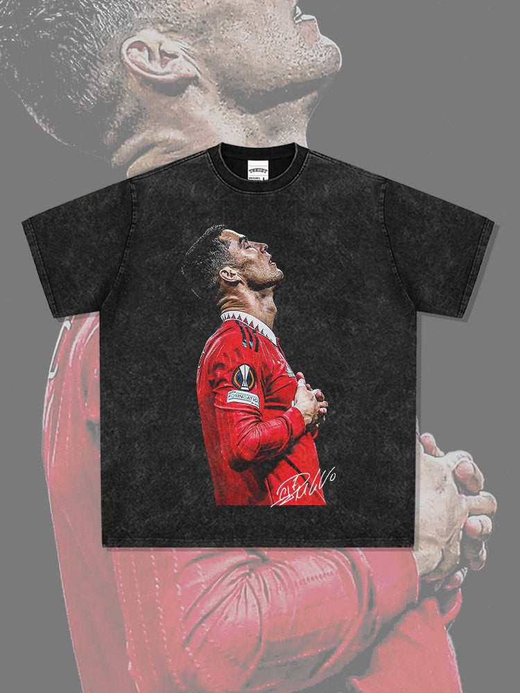 CR7 "Eyes to Heaven" Washed Tee