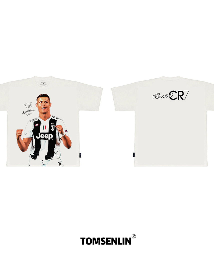 CR7 "Bianconero" Oversized Tee