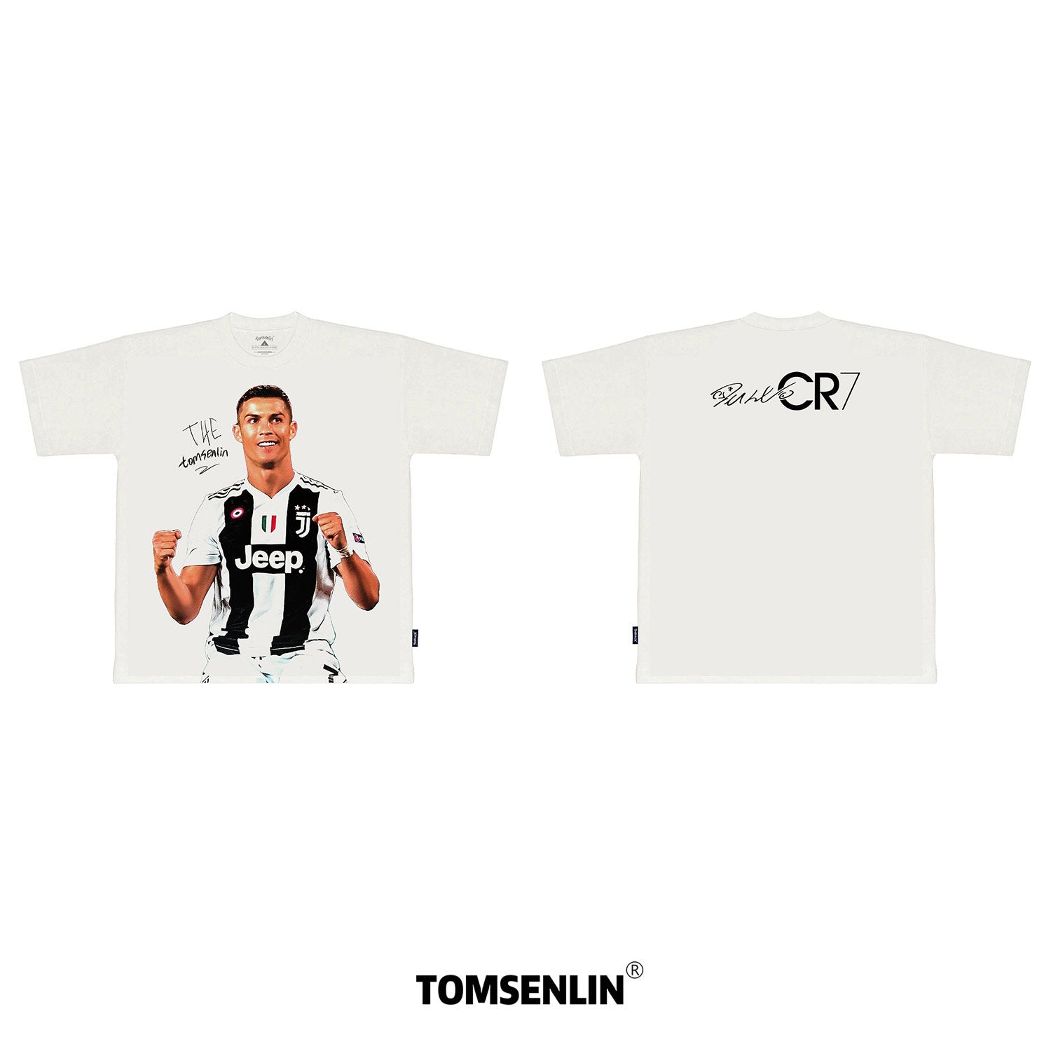 CR7 "Bianconero" Oversized Tee