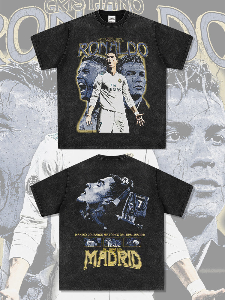 CR7 "Leyenda de Madrid" Vintage Tee