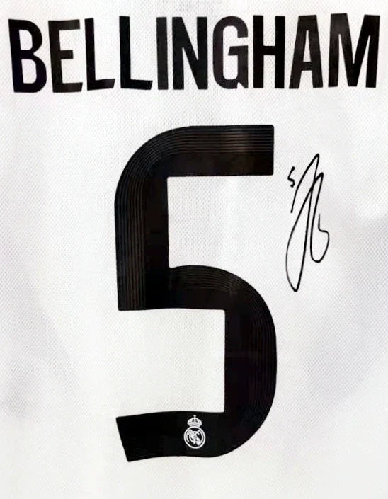 Maillots Signés Bellingham Real Madrid
