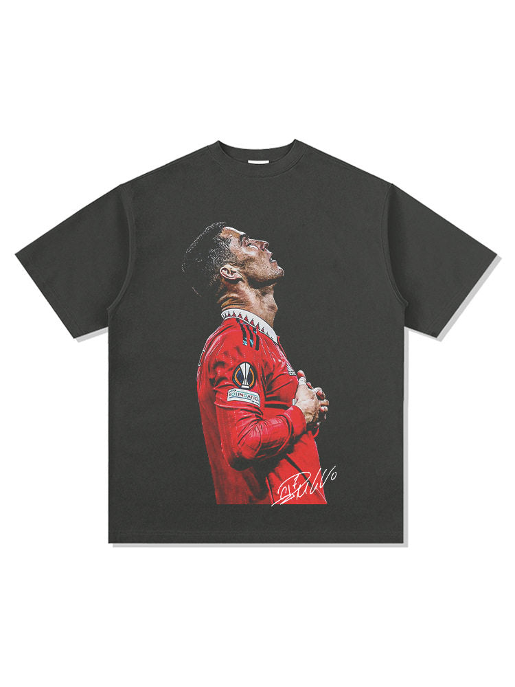 CR7 "Eyes to Heaven" gewaschenes T-Shirt