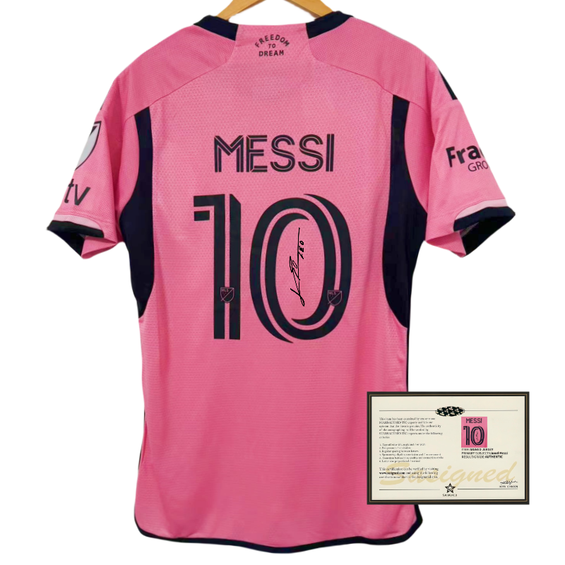 Messi Inter Miami 24-25 Domicile Maillot Signé