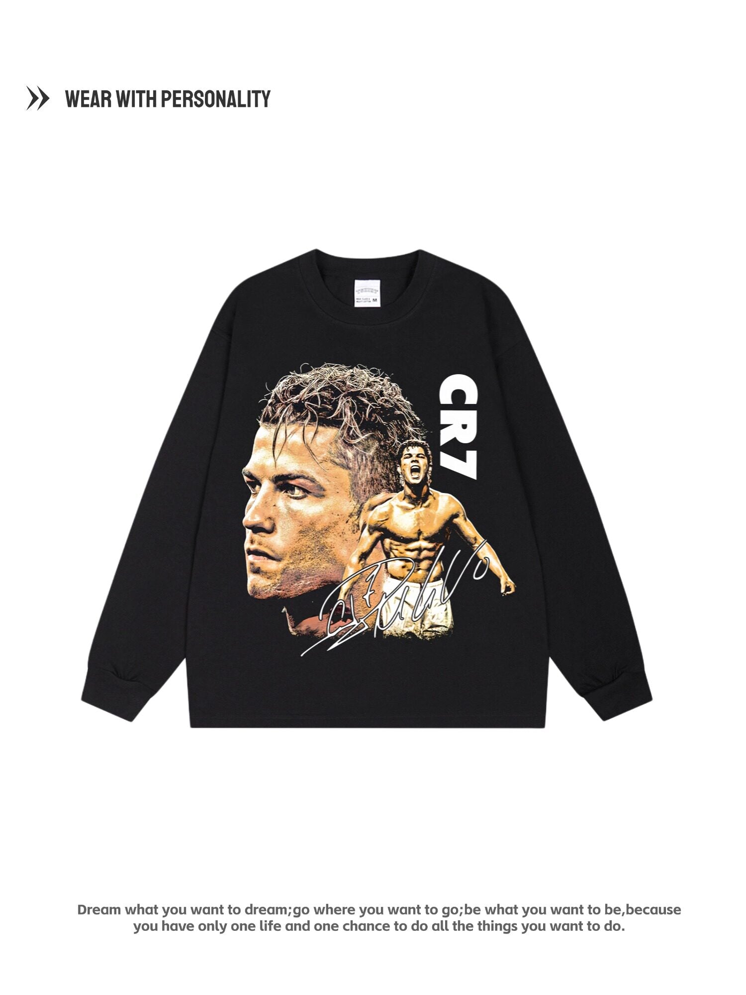 CR7 "Dream Big" Oversized Tee