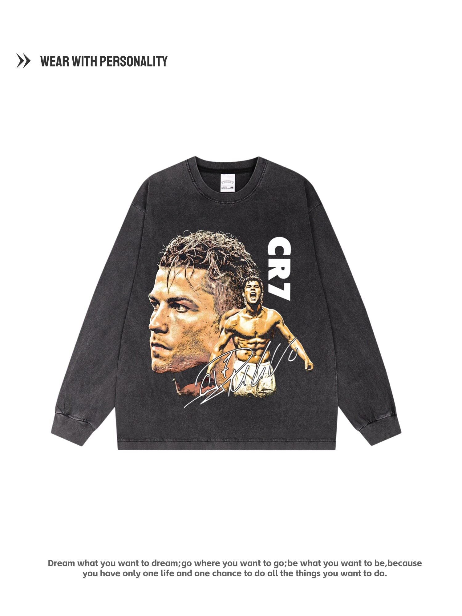 CR7 "Dream Big" Oversized Tee