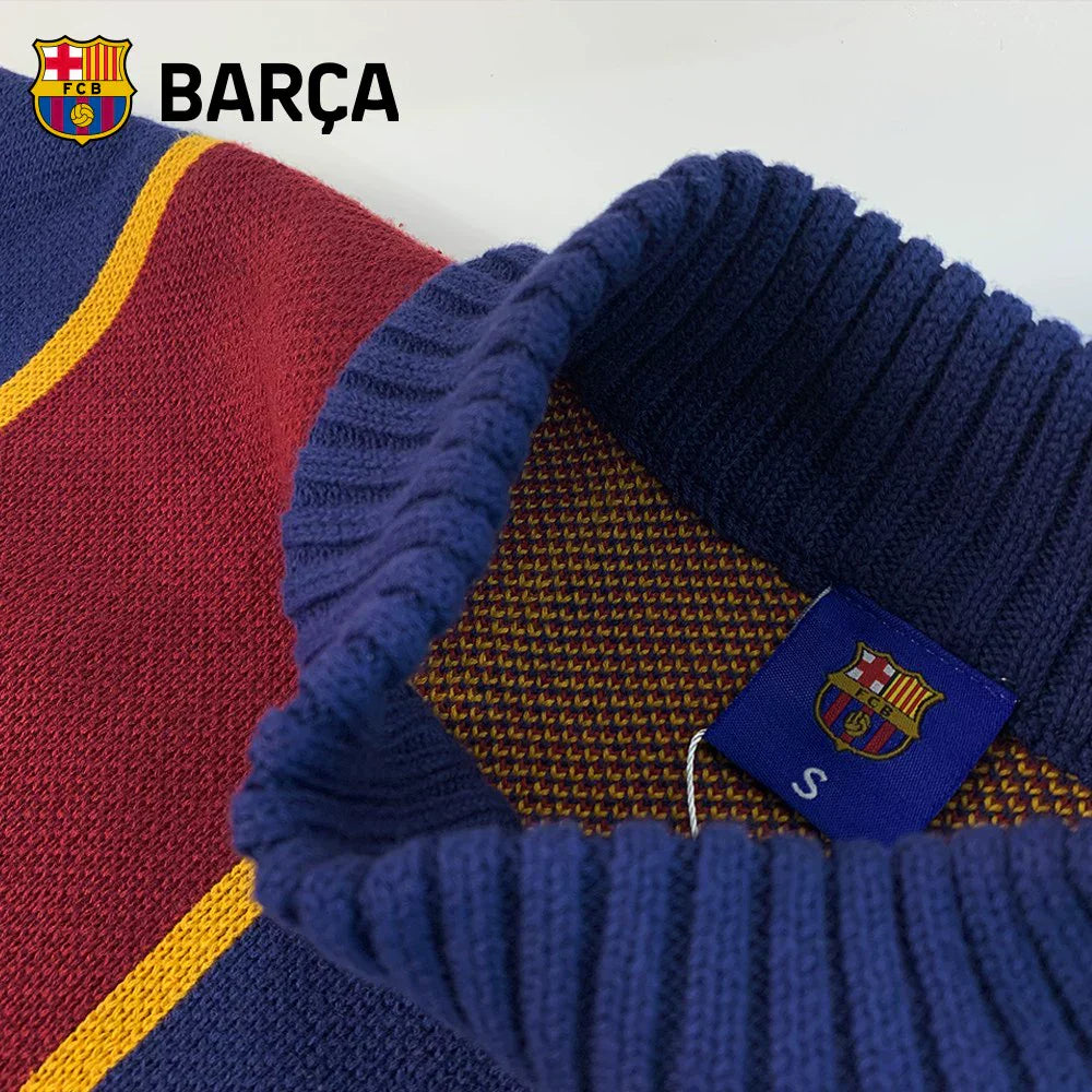 FC Barcelone Pull Tricoté
