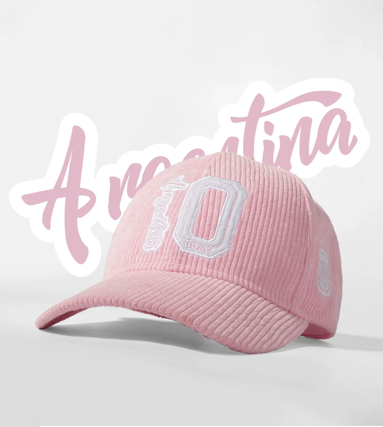 [Official Genuine] Argentina National Team | |Pink baseball cap Messi Golden Ball Award World Cup victory