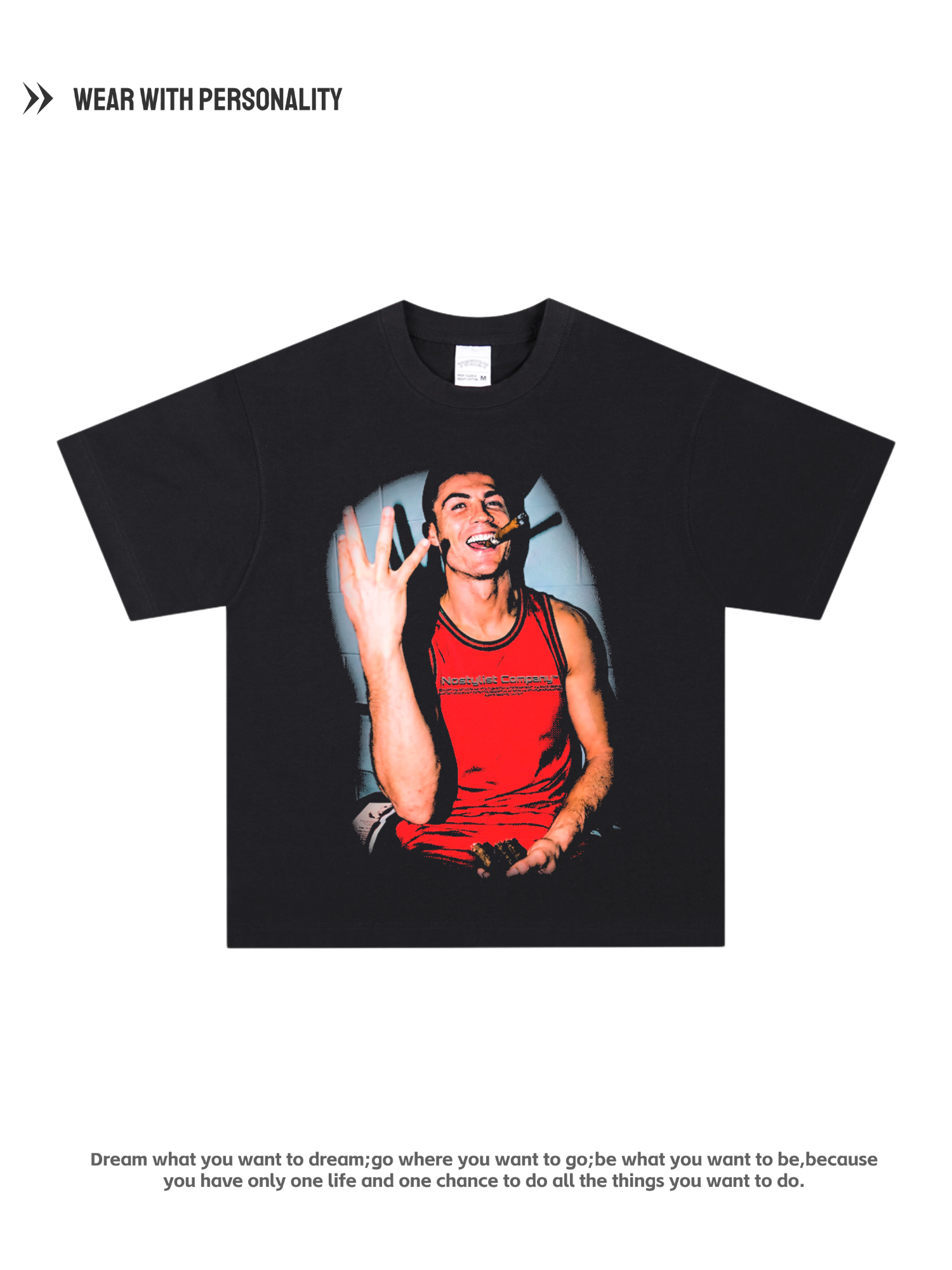 CR7 "Off Duty" Oversized Tee