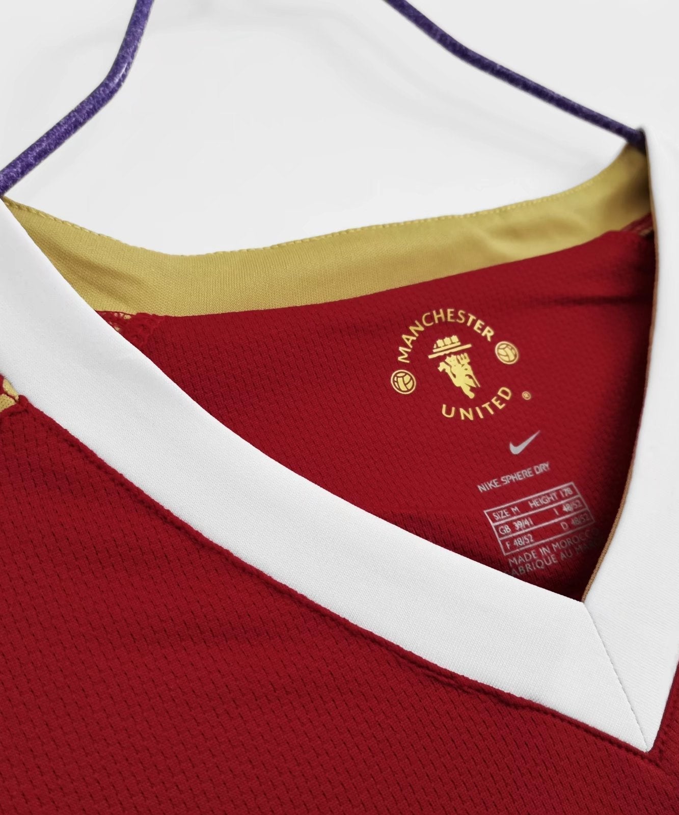 Manchester United 2006-2007 Maillot Domicile Manches Longues