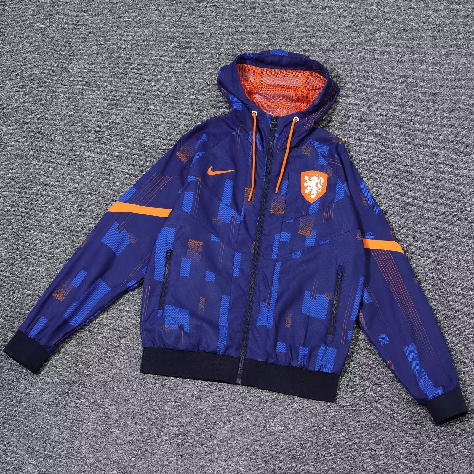 Netherlands blue windbreaker