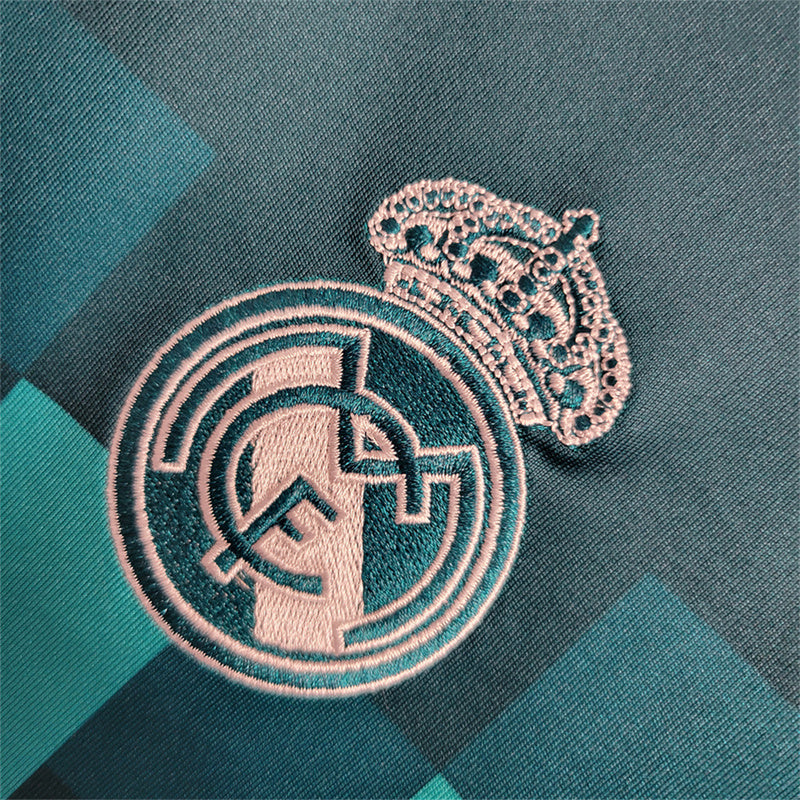 Real Madrid 2017-18 Third Away Retro Long sleeve