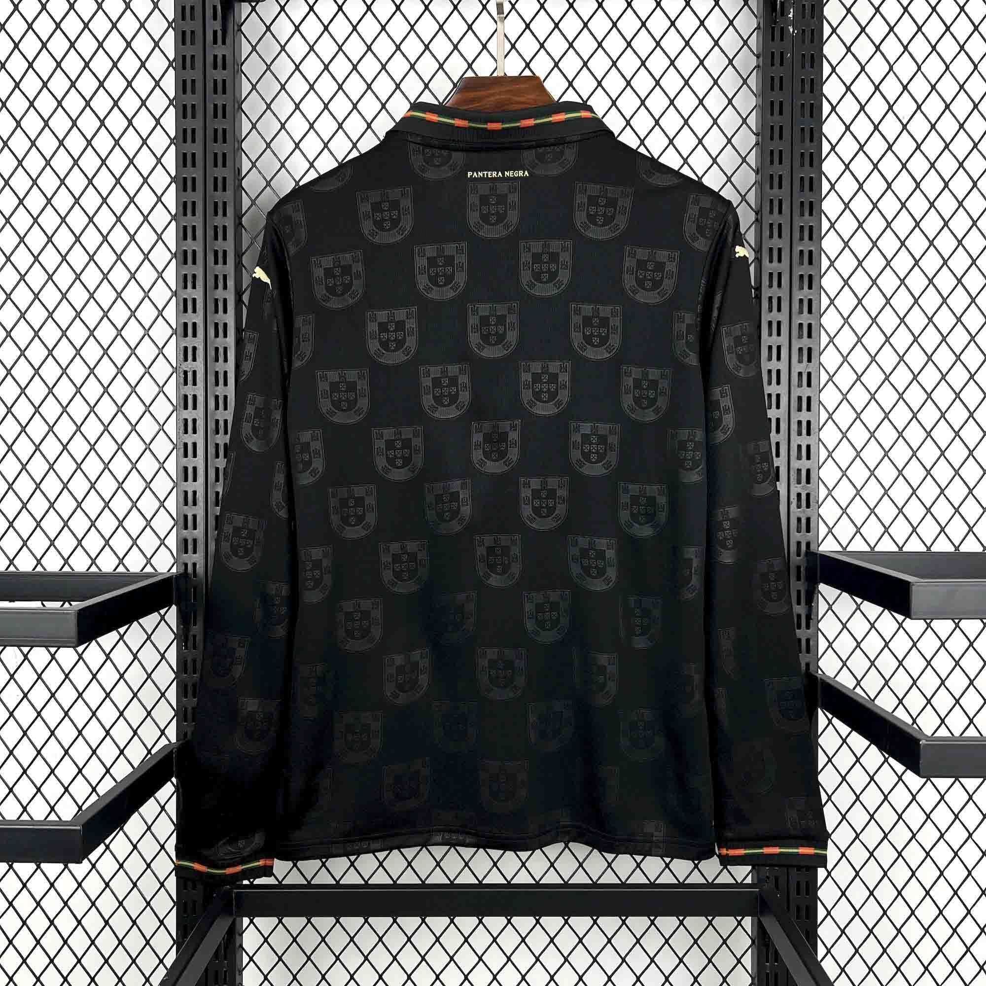 Portugal Black Away Long Sleeve