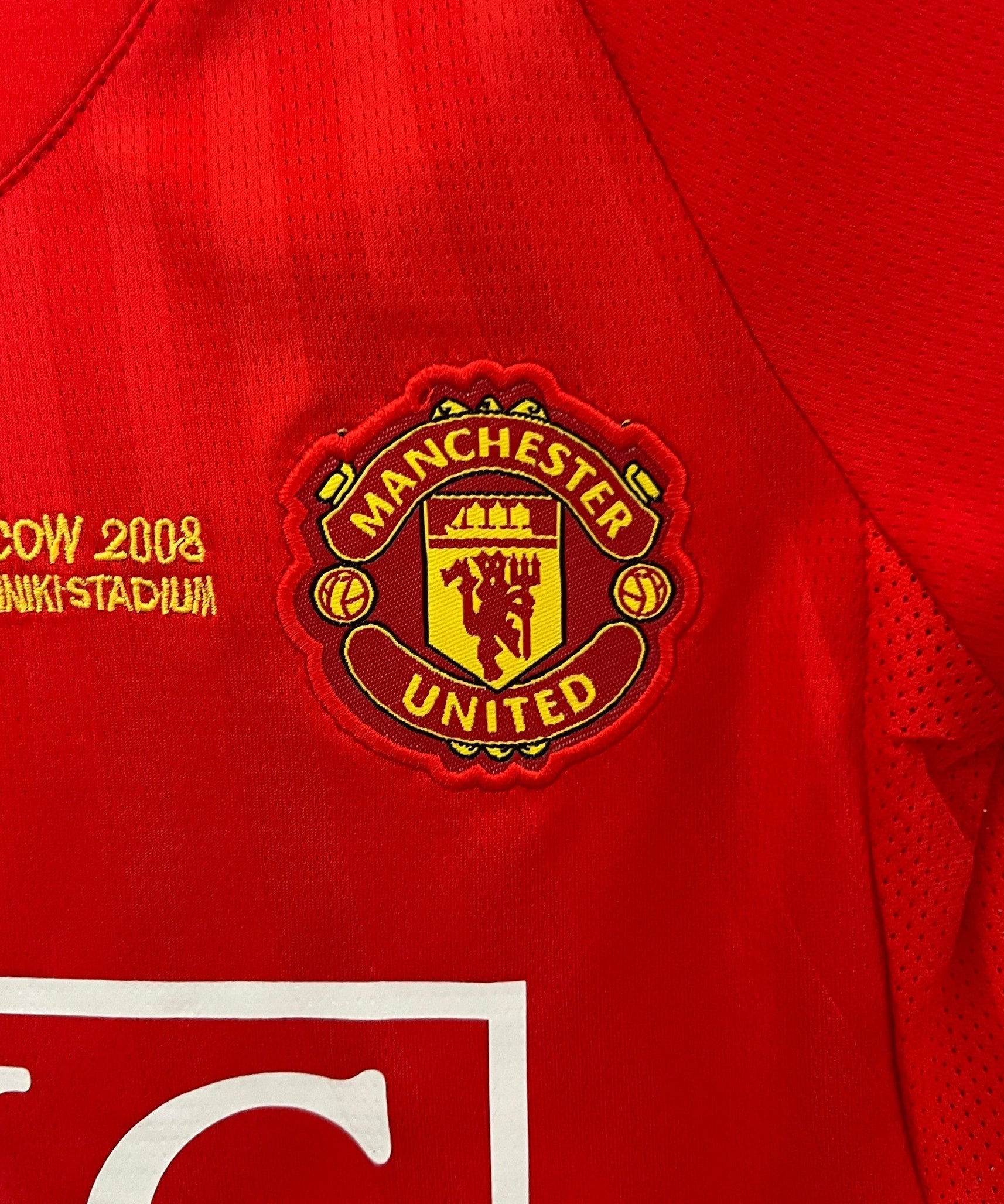 Manchester United 07/08 Champions League Home Jersey Kids