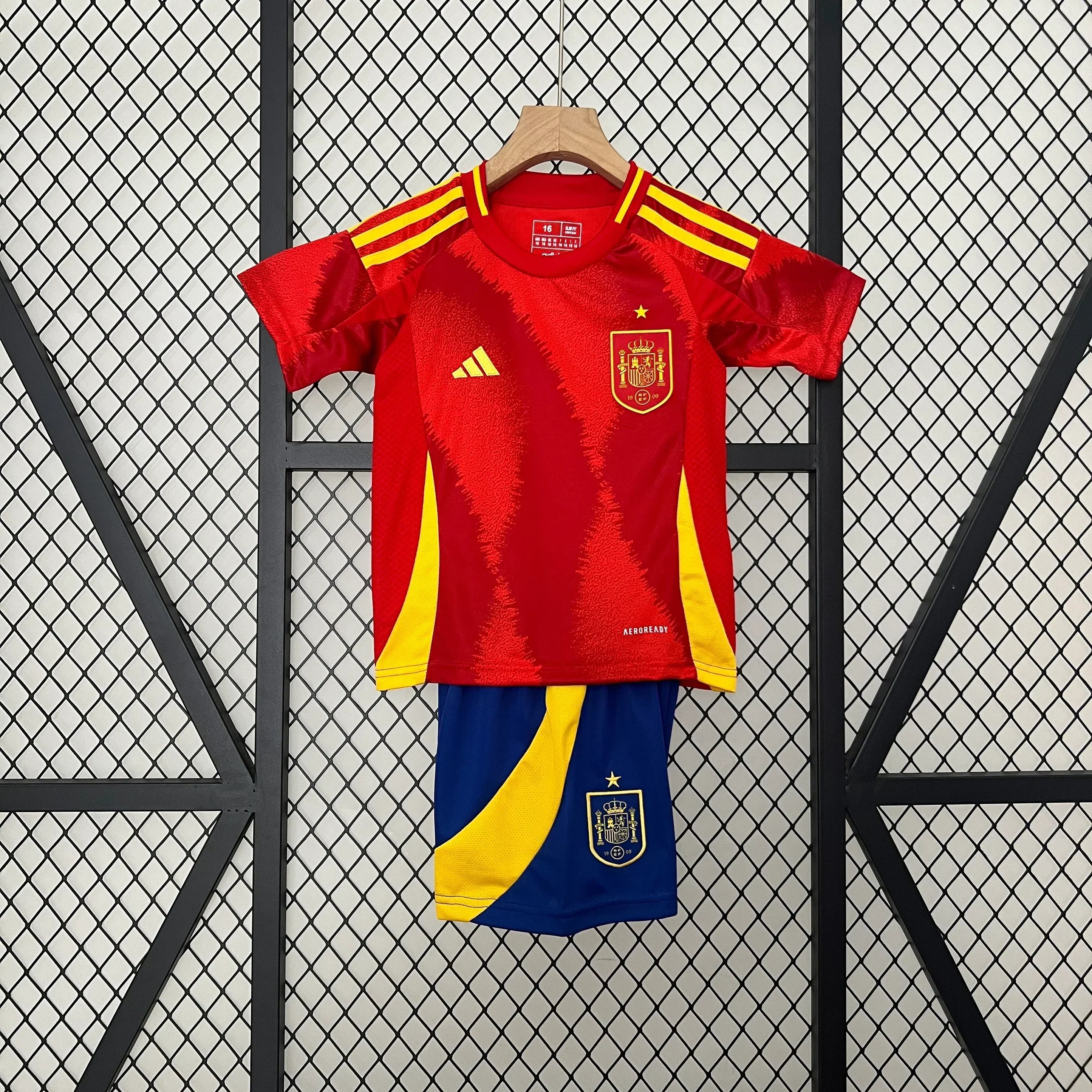 Spain 2024 Home Jersey Kids